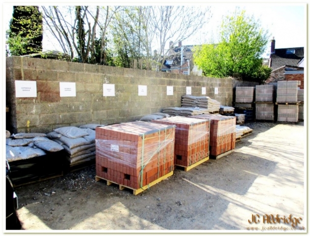 Gloucestershire materials section in the builders yard