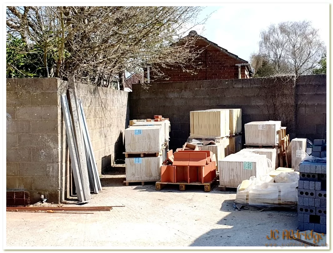 Gloucestershire builders yard tiles and blocks