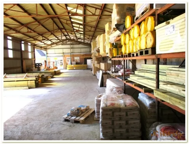 Gloucestershire builder yard material and timber storage