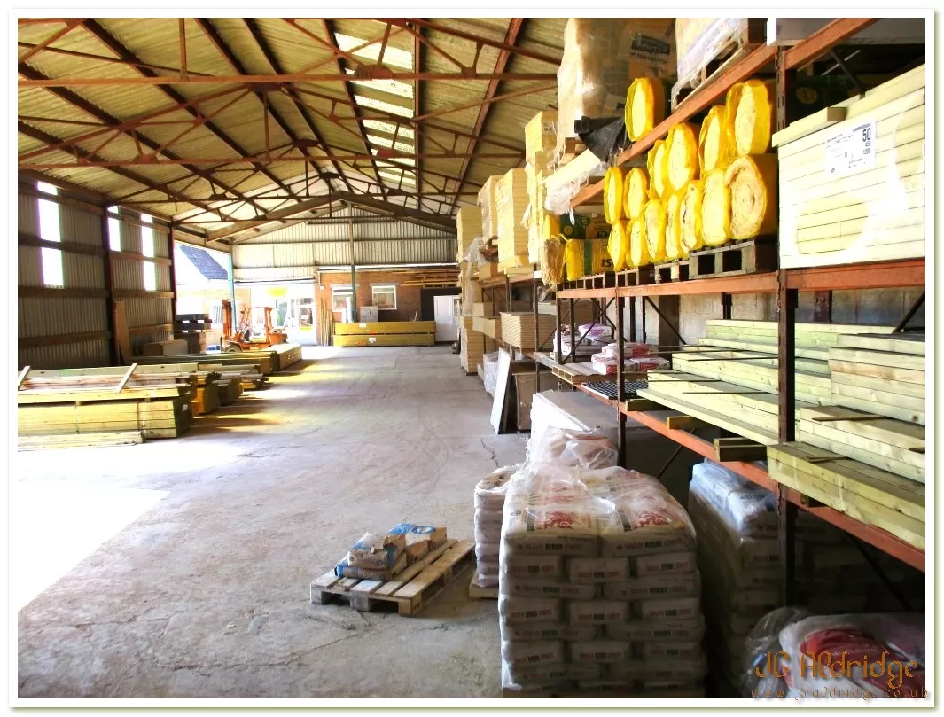 Gloucestershire builder yard material and timber storage